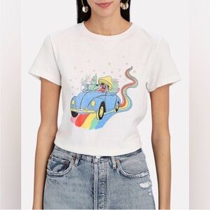 Re/Done “Road Tripping” vintage inspired graphic printed tee size small t-shirt